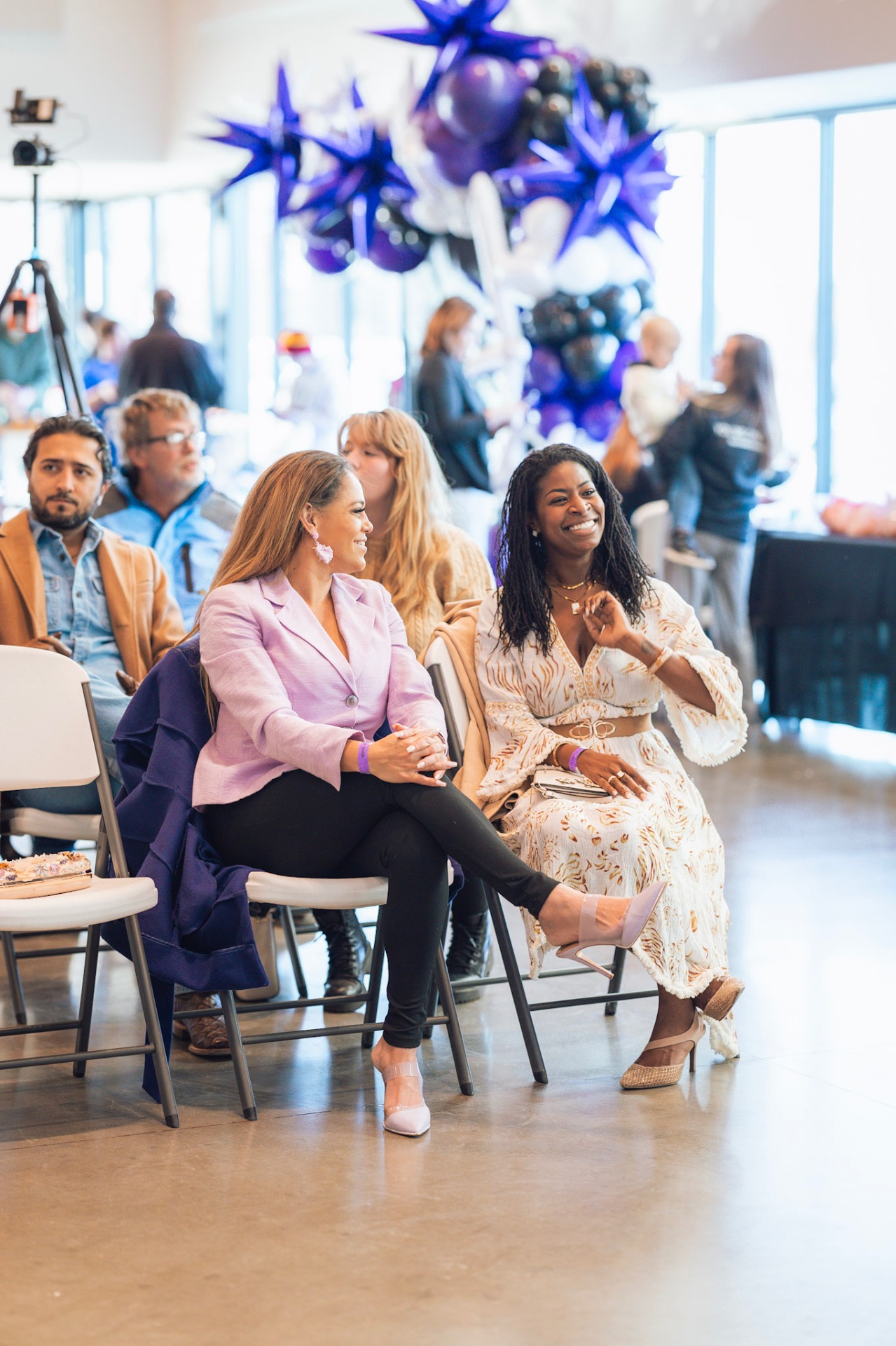 Attendees enjoying a Faith In Flight event